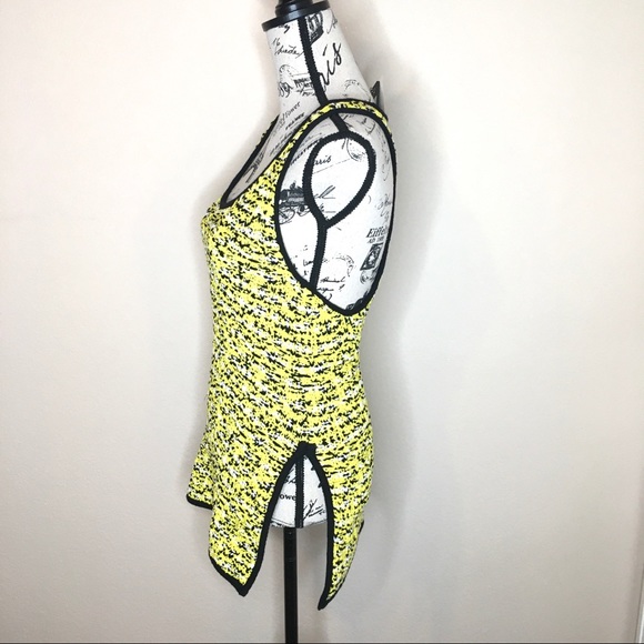 NWT RAG & BONE Viola Black Yellow Knit Tank Medium - Picture 5 of 10